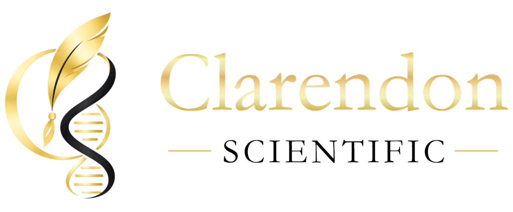 clarendon scientific – logo and text